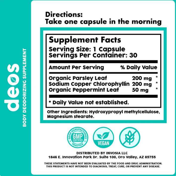 🌿 DEOS™ – Suplemento Desodorante Interno 🌿