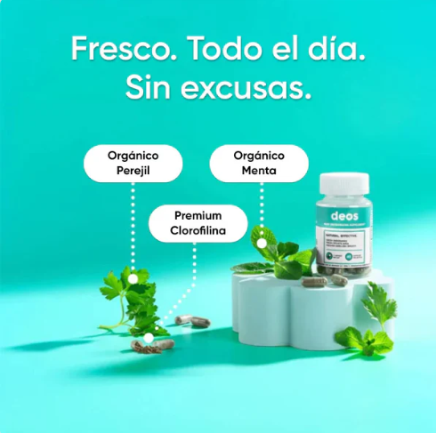 🌿 DEOS™ – Suplemento Desodorante Interno 🌿